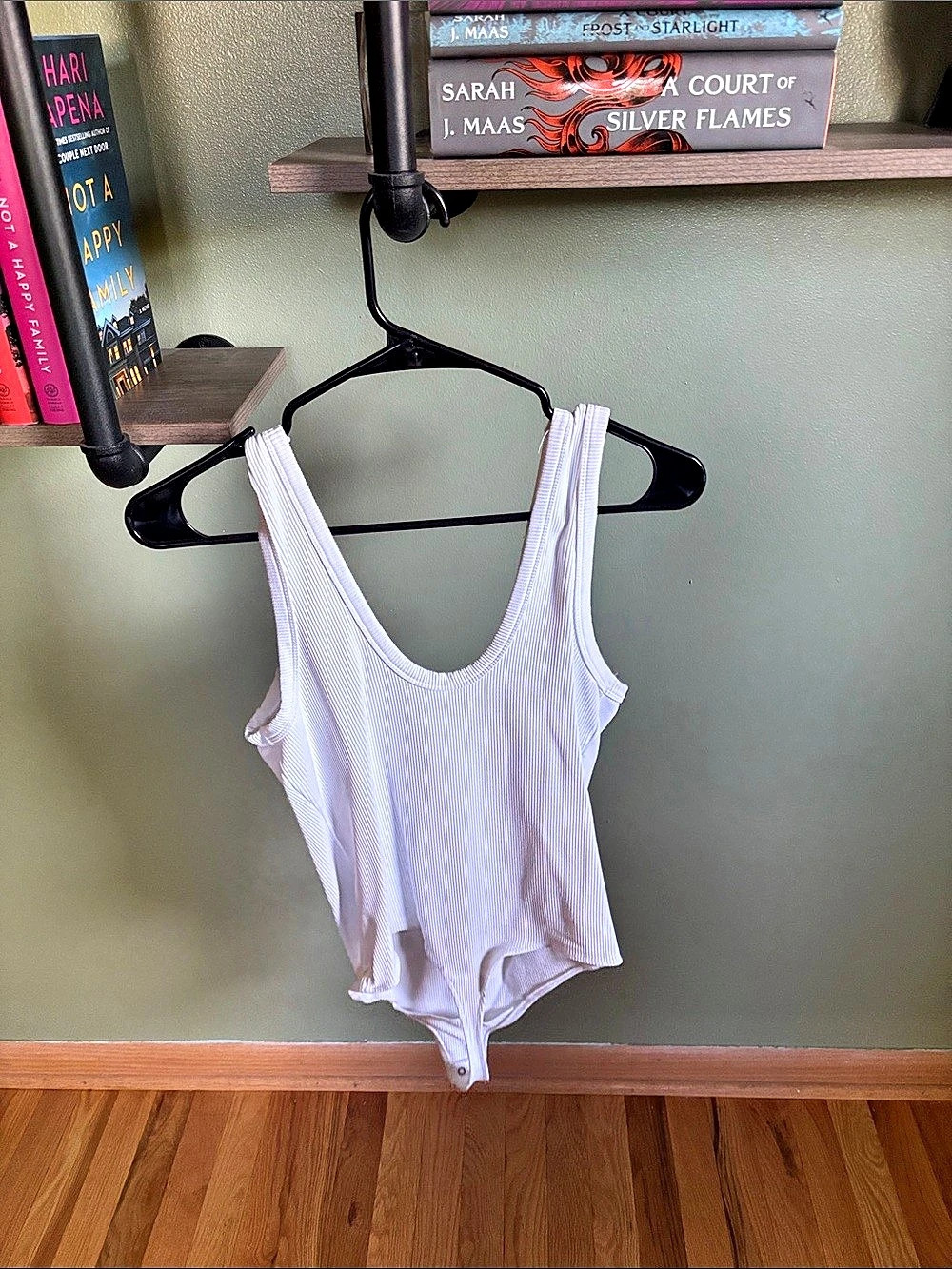 Abercrombie & Fitch Soft A&F Collection Ribbed Tank Bodysuit Ribbed Bodysuit